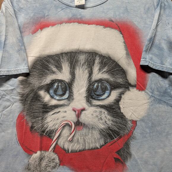 2013 Cute Christmas Kitten T shirt - Picture 3 of 5